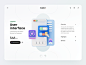 Online Store Hero Header for Echo by Tran Mau Tri Tam ✪ on Dribbble
灰蓝色 机器线条风