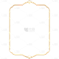 通用金属质感国风文本边框元素贴纸