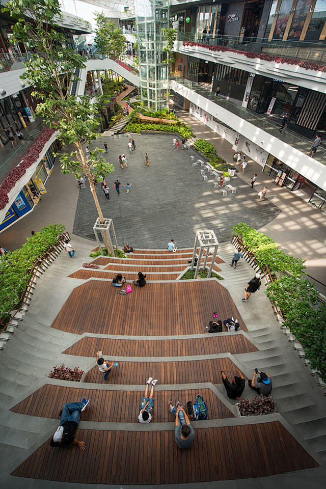 泰国购物中心以“山谷”为设计理念，营造自...