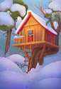 Chrismas Tree House