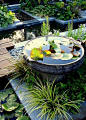 The Burgbad Sanctuary - Urn Water Feature by Amphibian Designs - James Wong & David Cubero, via Flickr
