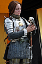 Lady knight: Tewkesbury battle 2010 399 (now with correct attribution) #armor #sword