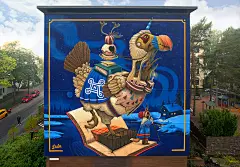 森系治愈系卡通可爱儿童插画动物怪物手绘素材图片参考灵感创意设计美术国外