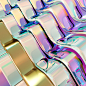 Iridescent : Iridescent is the new material.
