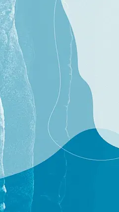 (源站可下源文件)蔚蓝色调简约孟菲斯手机壁纸矢量/Cerulean tone simple Memphis mobile wallpaper vector