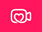 Logo For Loving Camera momo hani camera heart love icon logo