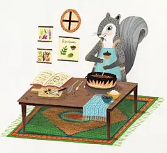 看到萌萌的彩铅插画，好嗨森！ : 希望它们回来的时候，我还保持着孩子一样自然的纯真