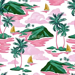 芭蕉叶  - 源文件下载【酷图网】小碎花,大牌碎花,大牌小碎花,黑底碎花,手绘碎花,