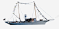 海洋中的船高清素材 玩具 页面网页 平面电商 创意素材 png素材