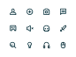 Ultra minimal icons.