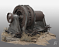 Rusty Old Generator, Ben Henry : 3D model based on images from textures.com:  https://bit.ly/2MWU38F 
Rendered using Eevee in Blender

Final triangle count: 64,754