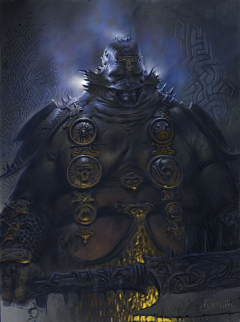 ryrttikl采集到adrian smith画师-暗黑幻想,奇怪的金属朋克