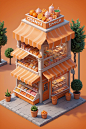 00499-2033132729-Isometric,shop,clay freeze frame animation,orange long upper shan,product color,(cute mini snack shop_1