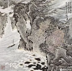 【国画】陈幼华《轻舟已过万重山》系列 - 白石秋水 - 白石秋水