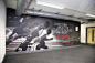 www.vinylimpression.co.uk Awesome wall mural, a great quote to inspire. Amazing office space!