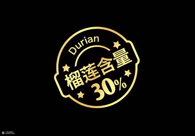 榴莲膨化食品的创意包装设计