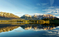 General 1920x1200 nature landscape mountain water forest reflection cabin clear sky