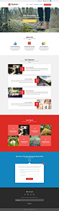 Agency / Business Website Template Free PSD