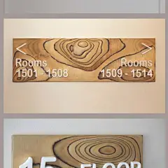 #Wayfinding #Signs for the Marriott Resort Hotel Surfers Paradise.   A selection from the over 300 individual wayfinding signs throughout the resort. Designed and #Digitally Fabricated by Surfacegroup.com.au