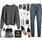 A fashion look from August 2015 featuring rag & bone, loafers flats and backpacks bags. Browse and shop related looks.