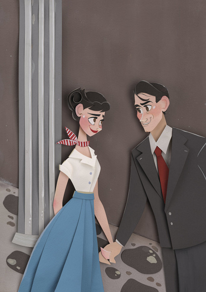 纸艺与插画的完美结合，不一样的纸艺_手工...