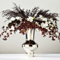 丹麦皇室品牌georg jensen镜面抛光不锈钢大型高花瓶亮面高脚花器-淘宝网