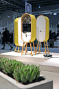 LO-LO.  The capsular microkitchen / lllooch : LO-LO The Capsular MicrokitchenTanya Repina with Aotta studio has developed a project of a moveable capsular microkitchen/bar for home, office and hotel use.The idea was inspired by the need to place kitchen u