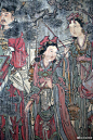 新绛稷益庙壁画，最喜欢的壁画之一全国重点文物保护单位超话
