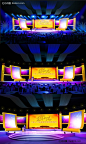 海南航空集团年会舞台案例图片 - 设计师a064300设计工作室的空间 - 红动中国设计空间-海南航空集团年会舞台 -舞台舞美