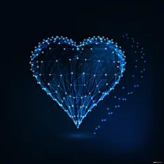 发光 星座 海滩 舞蹈 未来 现代 环境优化慈善公益插画绘画