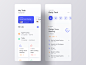 Your Next Task Manager App UI ueno luova studio app concept simple app clean app design minimal app design daily task my task todo app todoist to do todo job app ui task