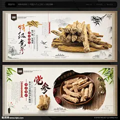 党参设计图__海报设计_广告设计_设计图库_昵图网