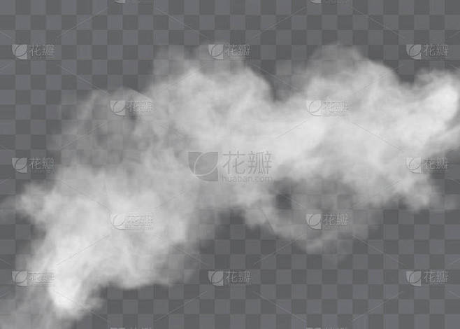 明显的特殊效果因浓雾或烟雾而引人注目.白云矢量、雾或烟雾._5690513569