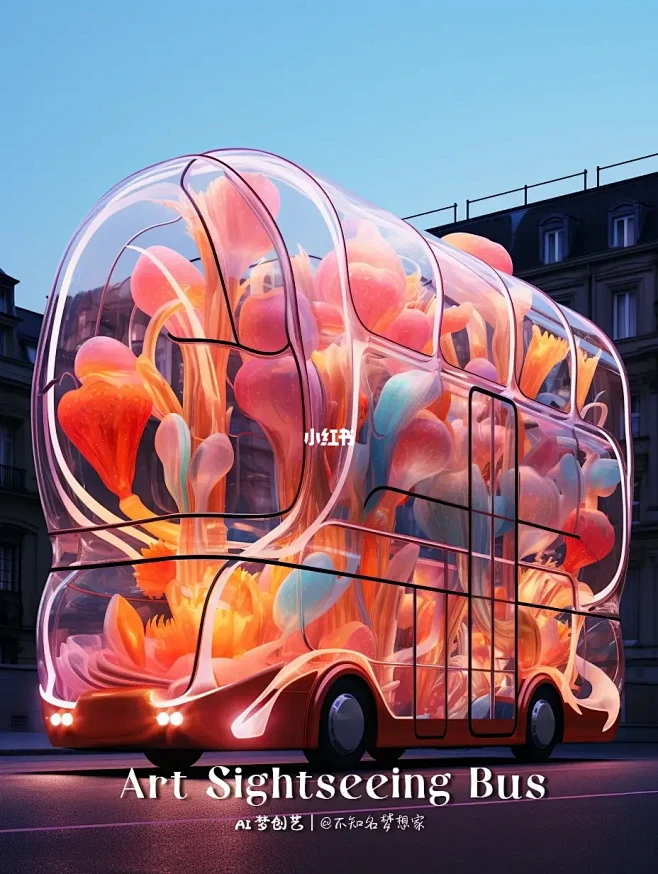 AI梦创艺丨和谐共生·艺术公共巴士