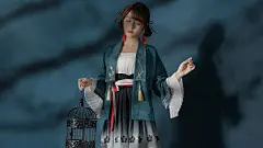 织羽集徐娇电脑壁纸美女少女天谕原图海报