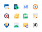 Medium-Sized Icons, part 1 filter mobile time phone computer search icon