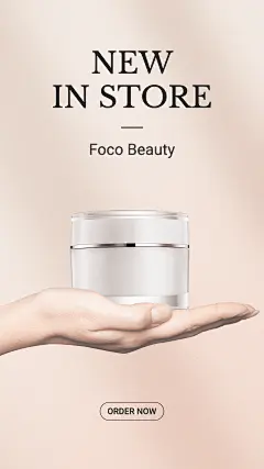 Simple Skincare Cosmetics New Arrival Ecommerce Story