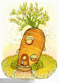 蔬菜创意儿童画欣赏——by <wbr>阳光之美 <wbr>国际少儿艺术教育官方网