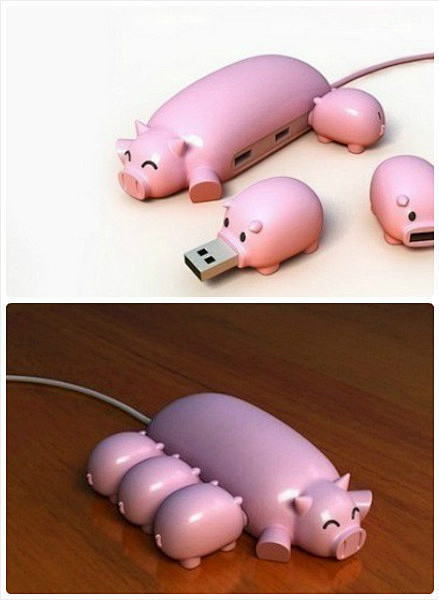 [【产品设计】母猪USB插口！很好的灵感...