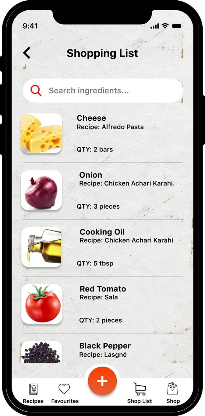 食谱应用程序UIUI设计作品app界面个...