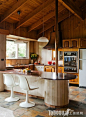 舒服的厨房吧台效果图—土拨鼠装饰设计门户