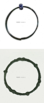 中欧铁器时代的哈尔斯塔特文化（Hallstatt Culture）时期的蜻蜓眼，很可能是由希腊人或伊特鲁里亚人（意大利中西部古国）经通商带过去的。
图1.2  哈尔斯塔特文化（Hallstatt Culture）的分布图