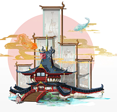 J我的爱采集到Q版建筑