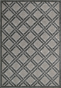 Nourison Graphic Illusions 7'9" x 10'10" Grey Rug contemporary rugs