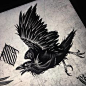 Instagram 上的 蔚珉：「 一隻東星烏鴉 可認領 8/10-8/12台北國際紋身音樂祭 地點在松菸文創園區多功能展演廳 預約展會期間或現場認領有優惠 目前還有名額 有任何想法約起來 . . . . . #crow #crowtattoo #tattoo #tattoos #tattooflash… 」