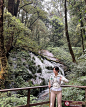 Photo by Oh My Y on February 19, 2024. May be an image of 1 person, waterfall, park and text.