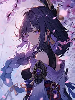 【原神插画】雷电将军丨精美壁纸