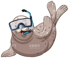 卡通海豹  - 源文件下载【酷图网】卡通,漫画,手绘,logo,吉祥物,卡通吉祥物,动物,卡通动物,卡通人物,人物,印花,卡通印花,印花图案,T恤图案,热转印,海马,卡通海马,海狮,海狗,海象,卡通海狮,卡通海象,卡通海狗,海豹,卡通海豹,珍珠,卡通蚌壳,蚌壳