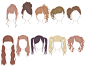 文章-【50种女性发型参考】 | 半次元-第一中文COS绘画小说社区
