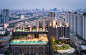酒店屋顶泳池与休闲庭院Ideo Mobi Wong Sawang-Interchange by Redland-scape-mooool设计
